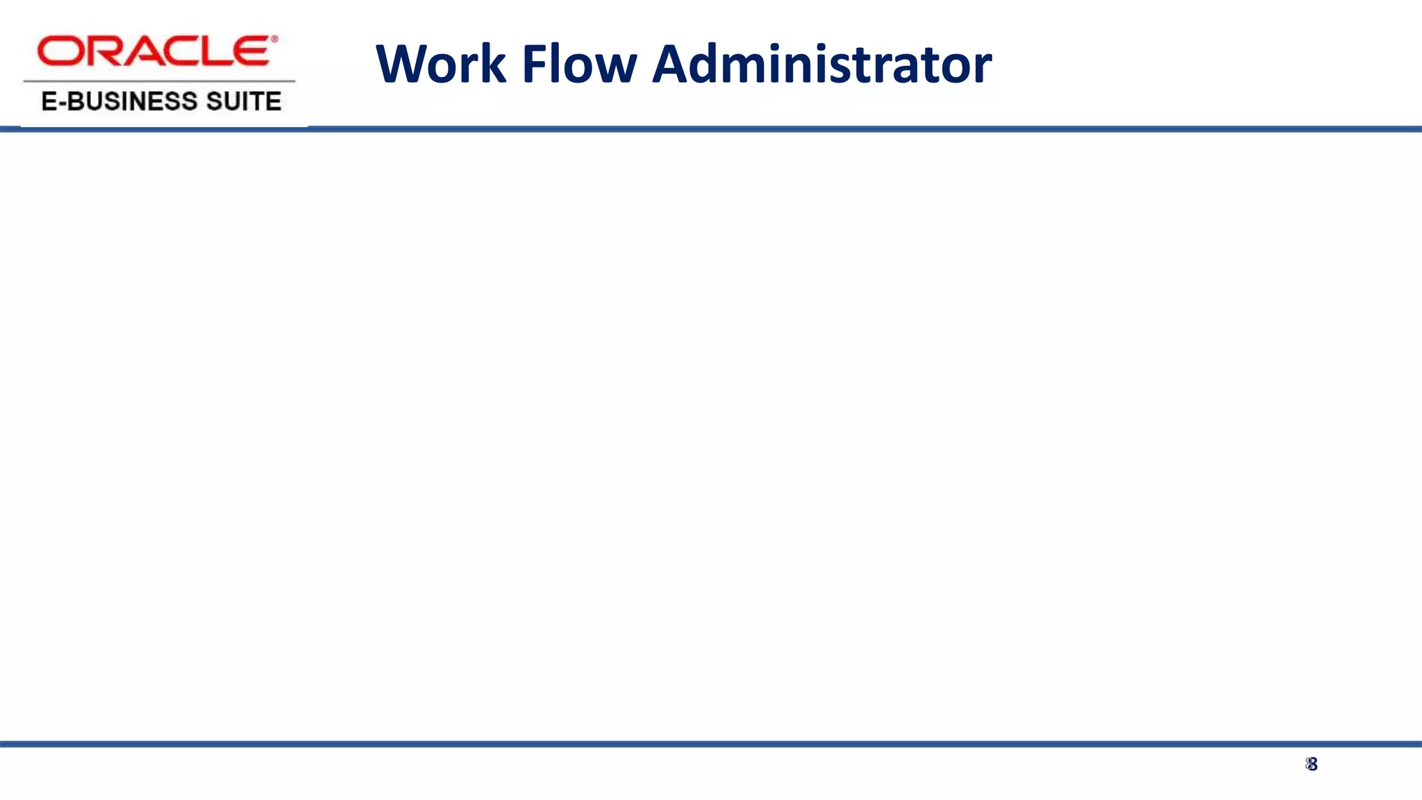 Oracle eBS Overview.pptx | Computer Software and Applications | Computing