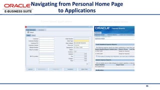 36
Navigating from Personal Home Page
to Applications
Forms-based applications Self-Service Applications
 
