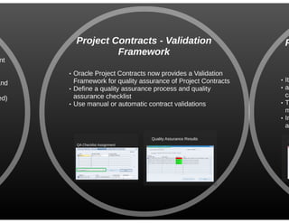 Oracle ebs projects r12.2.5 new functionality