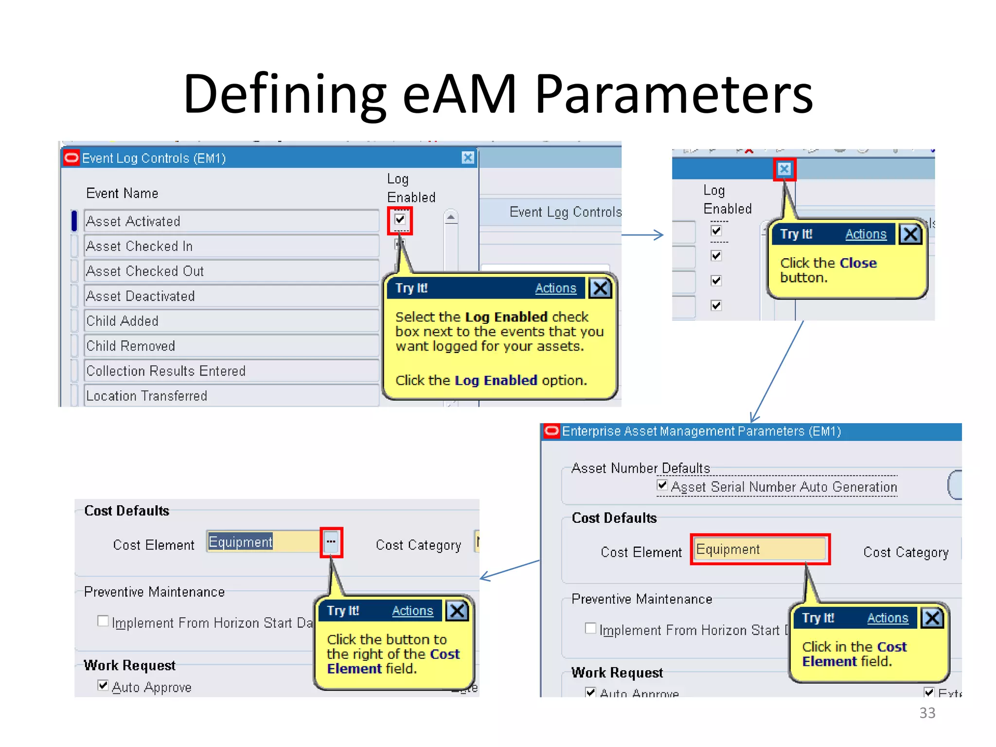 Defining eAM Parameters




                          33
 