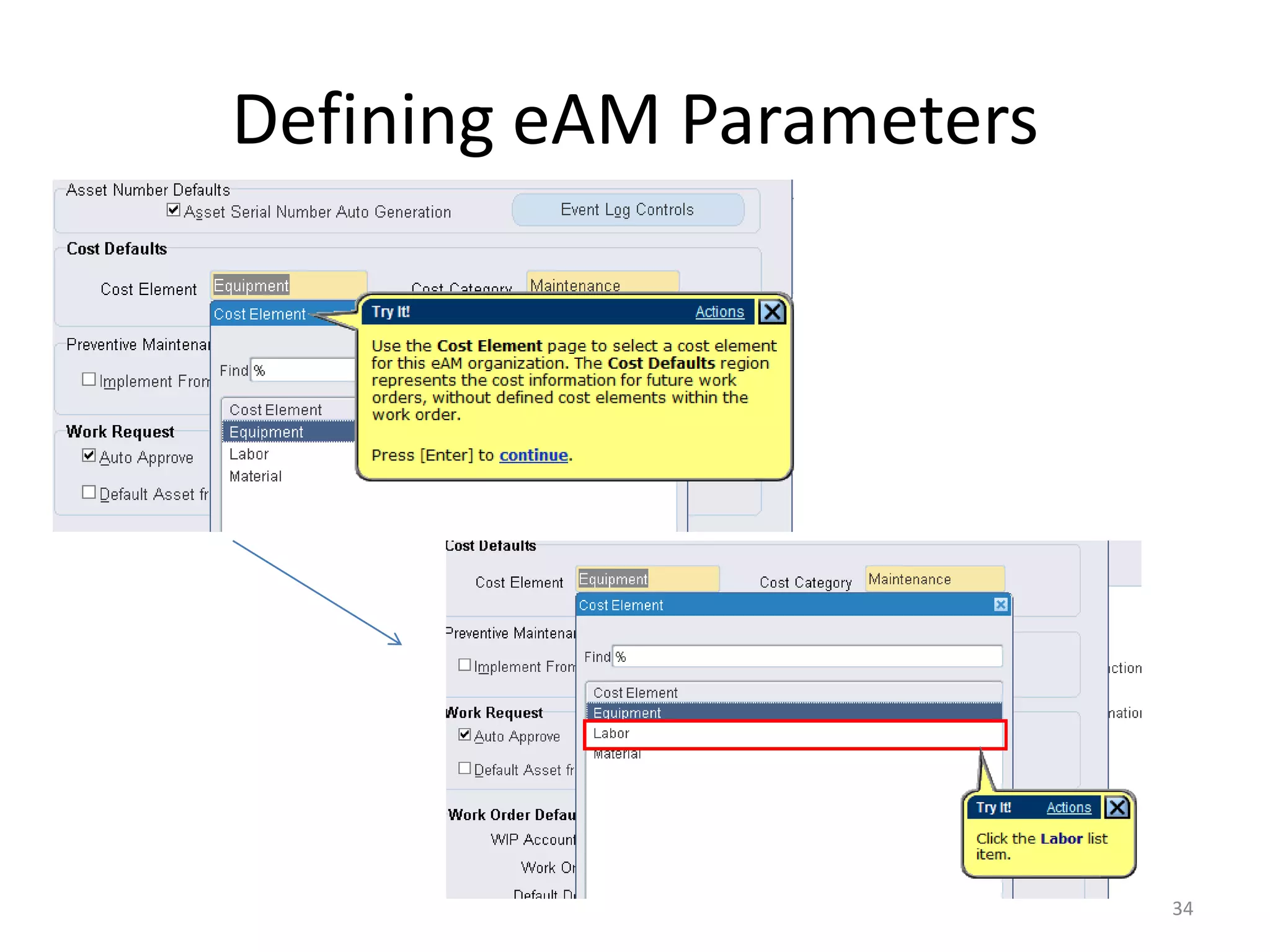 Defining eAM Parameters




                          34
 