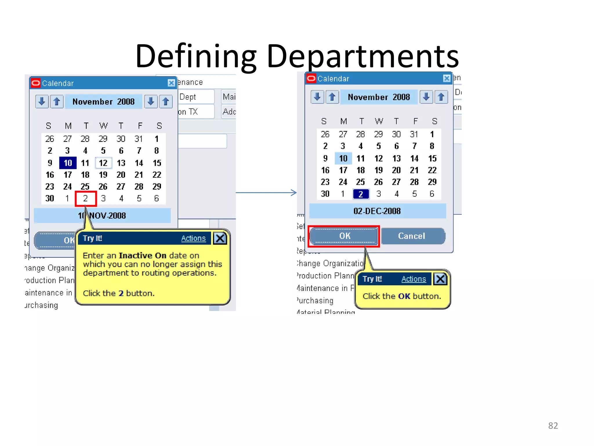 Defining Departments




                       82
 