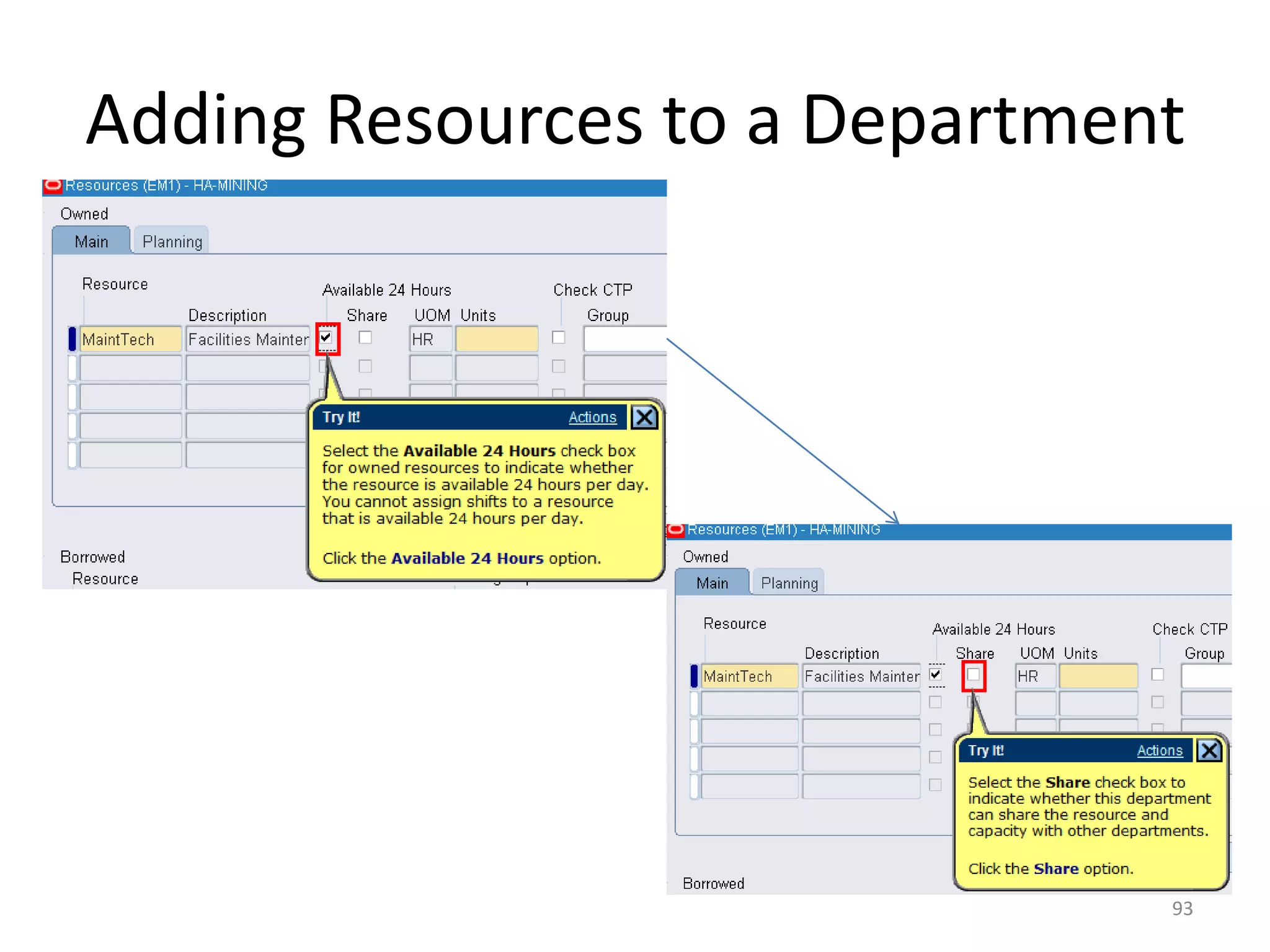 Adding Resources to a Department




                               93
 