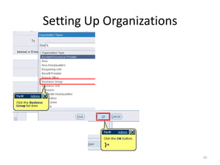 Setting Up Organizations




                           10
 
