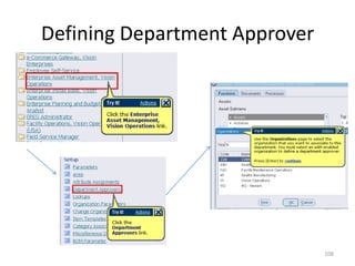 Defining Department Approver




                               108
 