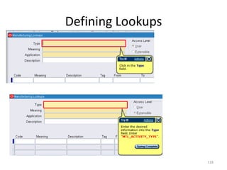 Defining Lookups




                   118
 