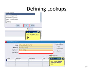 Defining Lookups




                   122
 