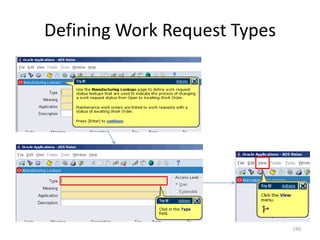 Defining Work Request Types




                              190
 