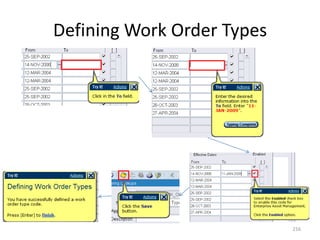 Defining Work Order Types




                            216
 
