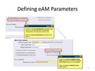 Defining eAM Parameters




                          44
 
