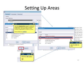 Setting Up Areas




                   67
 