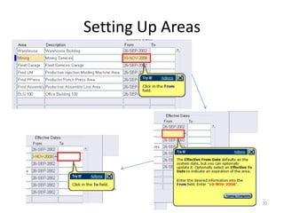 Setting Up Areas




                   70
 