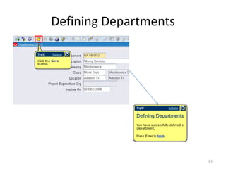 Defining Departments




                       83
 