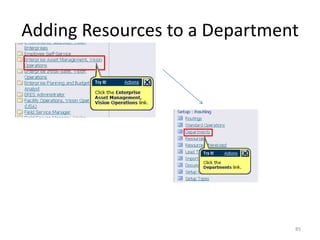 Adding Resources to a Department




                               85
 