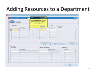 Adding Resources to a Department




                               90
 
