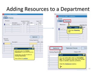 Adding Resources to a Department




                               97
 