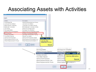 Associating Assets with Activities

82

 