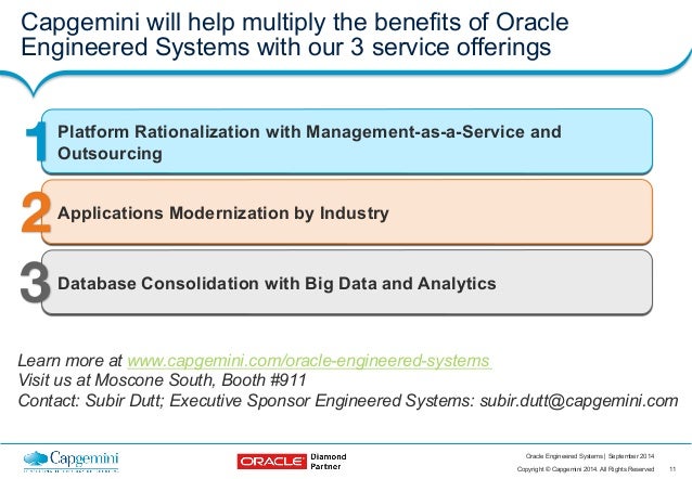 Capgemini Significantly Improves Performance and Reporting with Oracl…