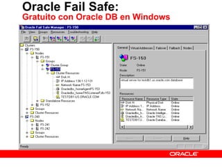 Oracle Fail Safe:  Gratuito con Oracle DB en Windows 