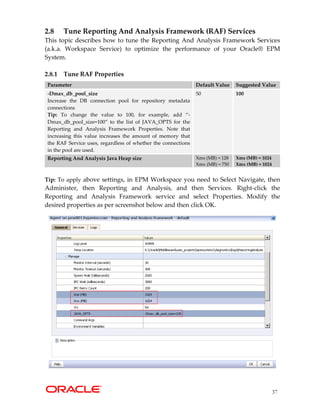 Oracle epm 11_1_2_1_tuning_guide_v4 | PDF