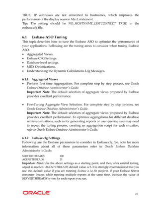 Oracle epm 11_1_2_1_tuning_guide_v4 | PDF