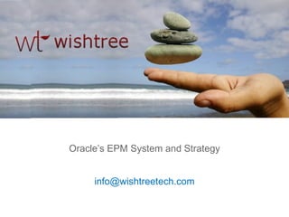 Oracle’s EPM System and Strategy Wishtree Technologies 