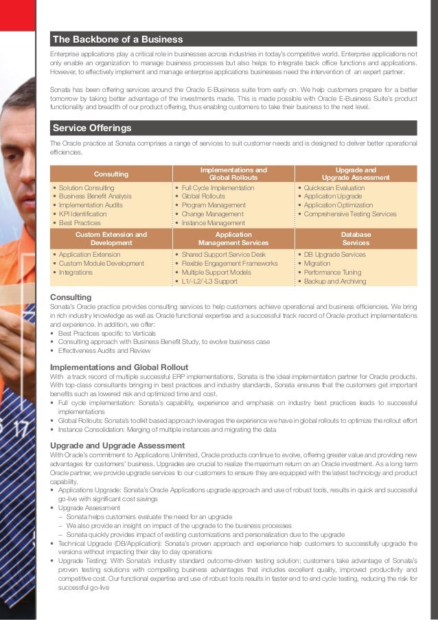 Enhance Business With Sonata Software Oracle Erp Solutions