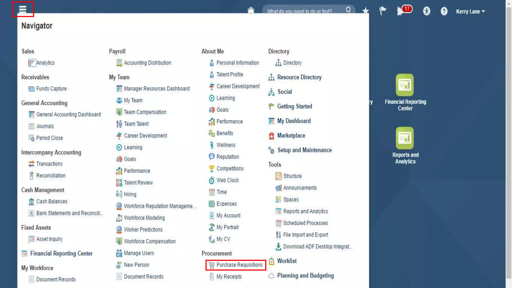 Oracle fusion financial  p2p cycle