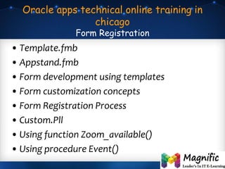 Oracle financials functional training on ap, ar & gl | PDF