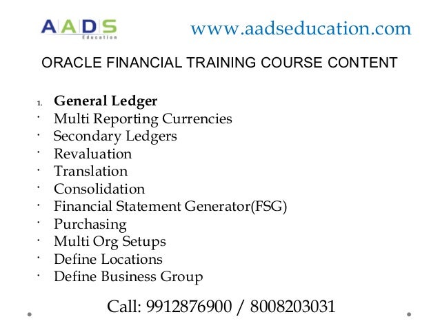 online oracle financial apps training hyderabad aads education