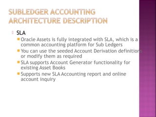 Sla Oracle Oracle fixed assets | PPT