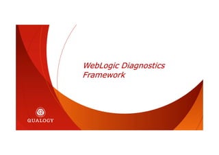 WebLogic Diagnostics
Framework
 