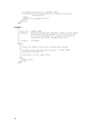 Oracle forms 6i | PDF