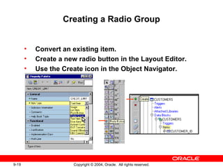 Layouteditor Oracle Oracle forms les09 | PPT