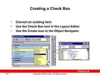 Oracle forms les09 | PPT