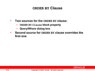 Oracle forms les18 | PPT