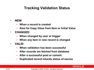 Oracle forms les19 | PPT