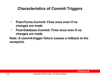 Oracle forms les21 | PPT