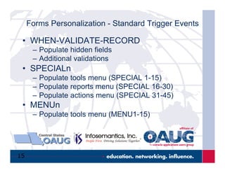 Oracle forms personalization | PDF