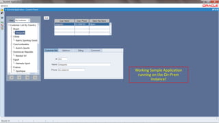 Oracle forms to oci executive overview for customer | PPTX