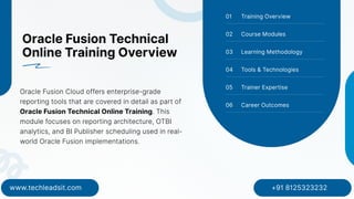 Oracle Training Module Pdf Oracle fusion cloud technical training .pdf