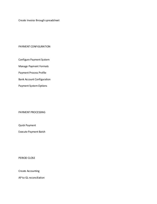 Oracle Fusion Finance Functional Training
