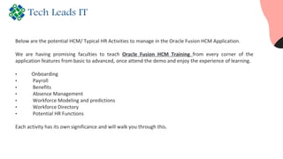 Oracle Fusion HCM Modules & HCM Functions.pptx