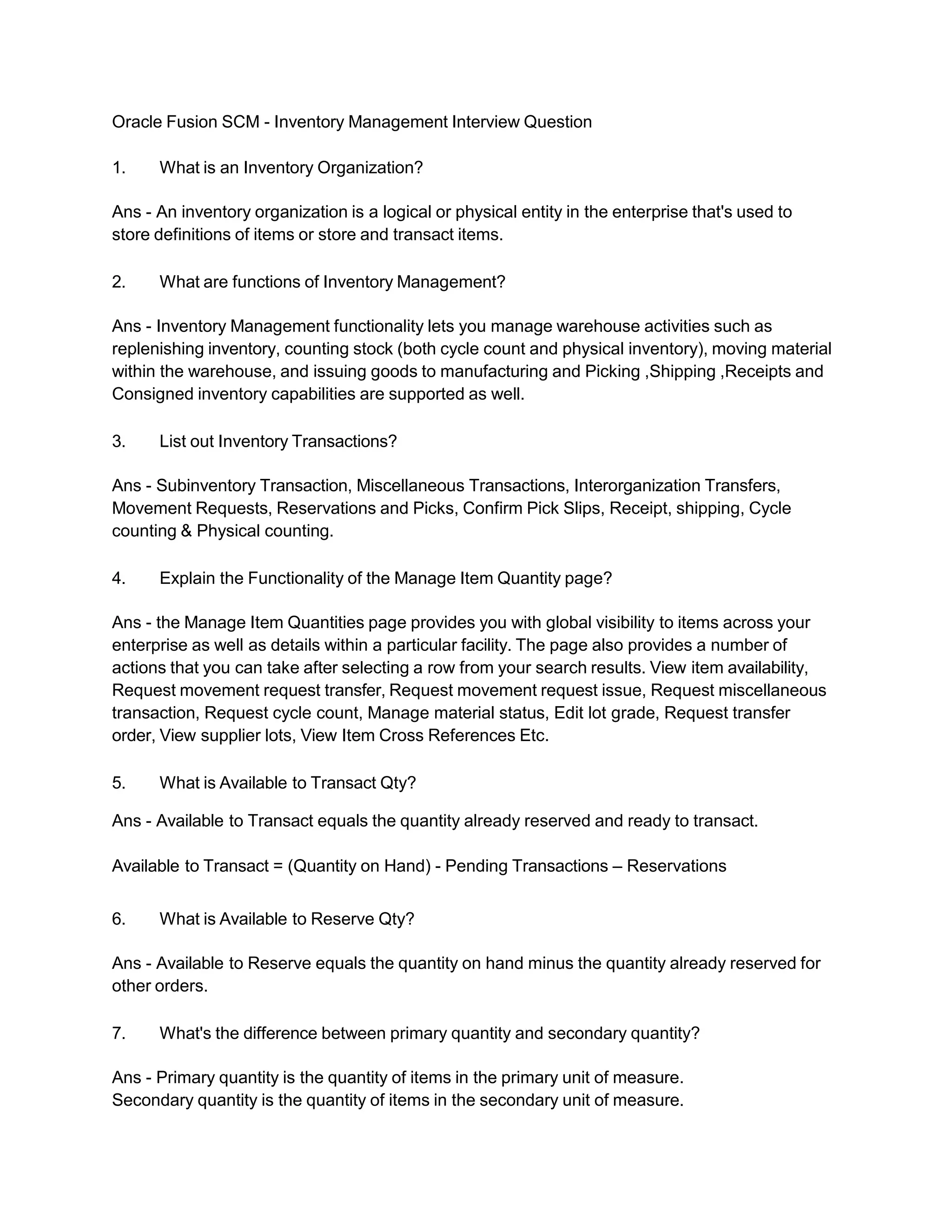 Oracle Fusion SCM Inventory Management Interview Question.pptx
