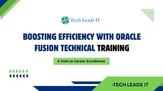 Oracle Fusion Technical Online Training | PDF