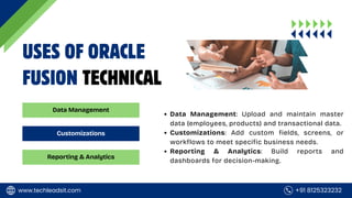Oracle Fusion Technical Online Training | PDF