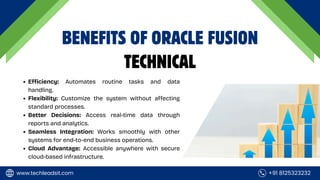 Oracle Fusion Technical Online Training | PDF