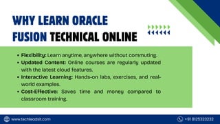 Oracle Fusion Technical Online Training | PDF