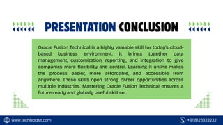 Oracle Fusion Technical Online Training | PDF