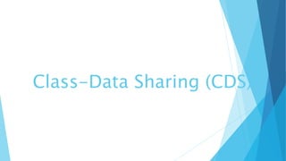 Class-Data Sharing (CDS)
 